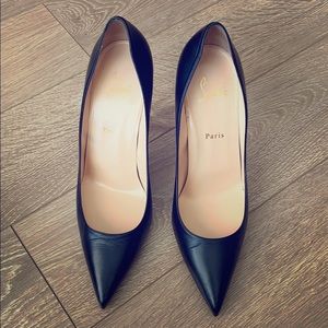 Christian Louboutin Decollete 554 100 Kid 42 Black